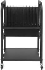10 Device Laptop Storage Rack 2-Tier,Floor Standing Open Charging Station - Image 3