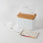 Ear of Wheat Embossed Recipe Box with 4x6 Cards & Dividers - Image 7