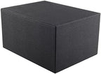Fashion Multicolor Collocation Leather Desk Organizer File Cabinet Executive Office Supplies Desktop Filing A4 Contract Document Stackable Storage Box with 3 Drawers (Black) - Image 5