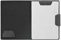 LHiDS Magnetic Business Portfolio Lite Resume Padfolio Organizer with Clipboard, Paper Clip, Writing Pad, Pen/Card Holder, Magnetic Closure for Work, School and More (Black, A4/Letter) by LHiDSCreative