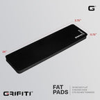GRIFITI Fat Wrist Pad 24" x 4" x 0.75" Inch Computer or Mechanical Keyboard & Mousepad Wrists Rest Keyboards Mouse, Trackball or Trackpad Ergonomic Mousepad Support Large Hand Rests Typing Pads - Image 2