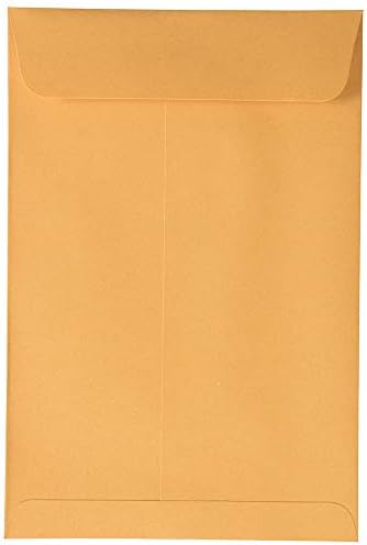 JAM PAPER 6 x 9 Open End Catalog Envelopes with Peel and Seal Closure - Brown Kraft Manila - Bulk 500/Carton - Image 4