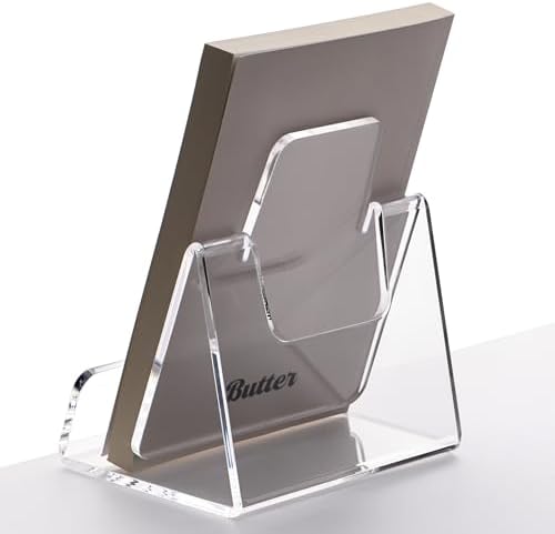 YUXUN Acrylic Cookbook Stand for Kitchen Counter - A4 Book Display - Image 7