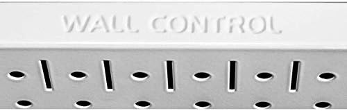 Wall Control 30-WRK-400WB Standard Workbench Metal Pegboard Tool Organizer,White/Black - Image 2