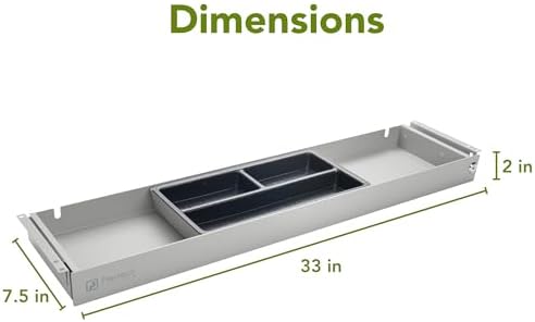 Perfect POSTURE Standing Desk Drawer & Organizer 7.5" x 34.5" Desk Storage - Image 3