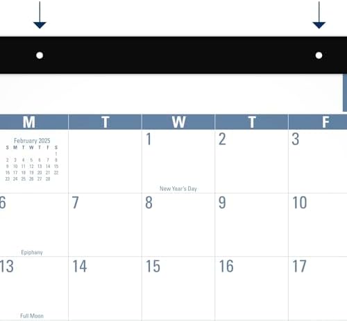 AT-A-GLANCE 2025 Desk Calendar, Monthly, Desk Pad, 21-3/4" x 17", Standard, Easy to Read (SKLP243225) - Image 4