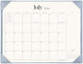 Simplified Desk Calendar 2026 with Desktop Mat, Cabbrix Large Desk Pad Calendar 21" x 16-1/2" Including July 2026 to December 2027 Desk Blotter Calendar for Home School and Office (Blue) by CABBRIX