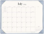 Simplified Desk Calendar 2026 with Desktop Mat, Cabbrix Large Desk Pad Calendar 21" x 16-1/2" Including July 2026 to December 2027 Desk Blotter Calendar for Home School and Office (Blue) by CABBRIX