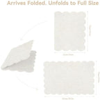 Scalloped Bulletin Board 40x30 inches, Decorative Felt Pin Board for Wall - Image 3