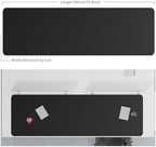 Mydours 75" x 24" Super Large Desk Pad, Desk Protector Mat with PU Leather, Large Desk Blotter Mat for Office, Home & Writing, Full Desk Pad for Keyboard and Mouse (Black) - Image 2