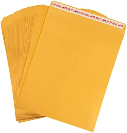 JAM PAPER 11 1/2 x 14 1/2 Open End Catalog Commercial Envelopes with Peel and Seal Closure - Brown Kraft Manila - Bulk 250/Box - Image 5
