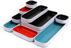 Three by Three Seattle Metal Drawer Organizer Tray Set, 10-Pc, 1" (Multi) - Image 3
