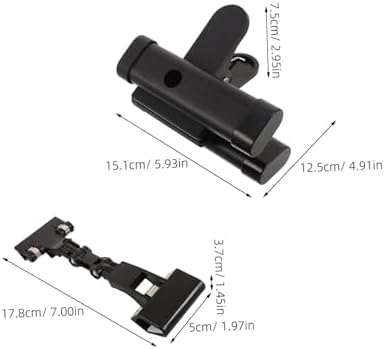 ibasenice 360° Rotatable Paint Brush Holder Clip and Paper Copy Holder for Artists, Adjustable Easel Mount Brush Organizer Clip for Painting and Typing Use - Image 2