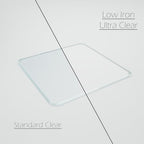 Tempered Glass Office Chair Mat for Carpet & Hardwood, 45" x 53", Starphire - Image 2