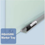 Quartet Whiteboard, Glass Dry Erase Board, Non-Magnetic, 36"W x 24"H, Infinity Frameless Mounting, Includes Dry Erase Marker, Frosted White (G3624F) - Image 6