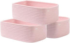 KALLAX Small Woven Storage Basket for Organizing, 12 x 8 x 4.5 inch, 3 Pack by KALLAX