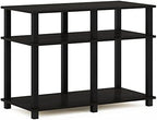 Furinno Romain Turn-N-Tube Stand for TV up to 40 Inch, 40-Inch, Espresso/Black - Image 4
