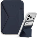 MOFT Magnetic Wallet Stand Compatible with iPhone 17/16/15/14/13/12 Series, Angle Adjustment & Magsafe Compatible MOVAS Phone Stand,Navy Blue by MOFT