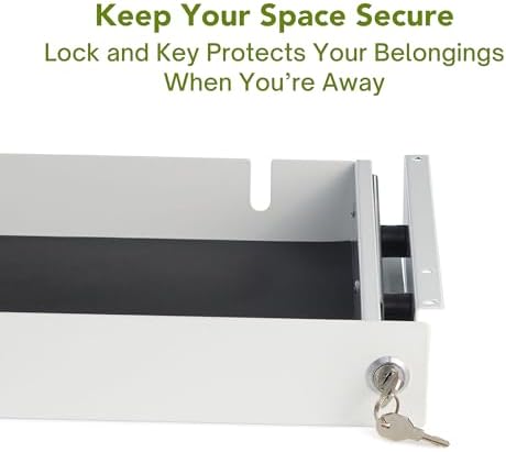 Perfect POSTURE Under Desk Drawer & Organizer 13" x 28" Metal Desk Storage - Image 5