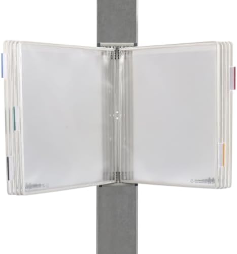 tarifold Wall Mount Reference System, 10 Pockets, Expandable, White by TARIFOLD