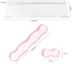 Acrylic Keyboard Stand with Gel Wrist Rest for Keyboard and Mouse Set - Image 4