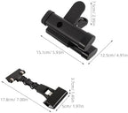1 Set Document Copy Holder Clip: Artist Easel Brush Clip Holder & Copy Paper Clamp - Handy Artist Supplies Canvas Clamp for Easel Painting & Document Typing - Image 2