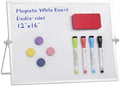 MXG Magnetic Whiteboard,12x16 Double-Sided Desk Dry Erase Board with Stand by Unknown