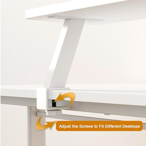 Clamp on Desk Shelf 31.5x7.8in Space-Saving Desktop Extender - Image 4