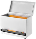 2Fold Pencil Dispenser for Classroom - Bulk Storage - Custom, Inspirational, Classroom and Chalkboard Marker Labels Included - Holds up to 200 - White by 2Fold
