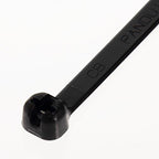 Panduit BT2M-M0 Cable Tie, Metal Barb, Miniature, Weather Resistant Nylon 6.6, 7.9-Inch Length, Black (1,000-Pack) - Image 2