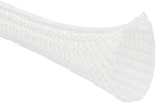 Kable Kontrol Braided Cable Sleeve Split Wrap 1-1/4" 100 Ft - White by KABLEKONTROL%C2%AE