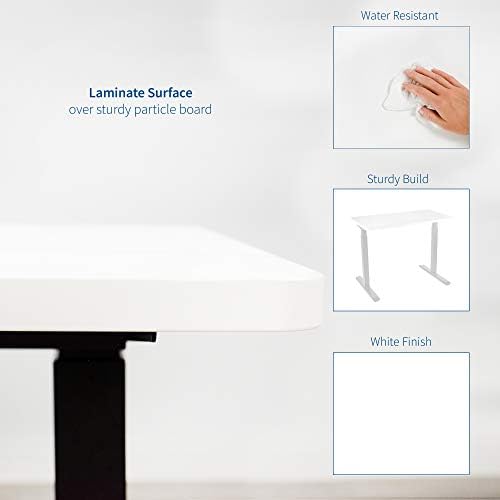 VIVO White 60 x 24 inch Solid Table Top, DESK-TOP60W - Image 4