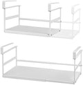Under Shelf Storage Basket, 2-Pack Under Cabinet Shelf Organizer by Selosiz