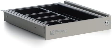 Perfect Posture Under Desk Drawer 13" x 13" Pen Organizer & Desk Storage by PerfectPosture