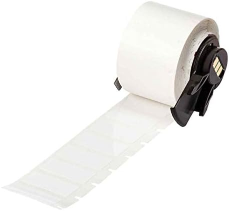 Brady PTL-17-423 TLS 2200 and TLS PC Link 0.5" Height, 1" Width, B-423 Polyester, White Color Thermal Transfer Portable Printer BradyBondz Label (500 Per Roll) by BradyCorp