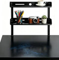 Yuxh Clamp on Desk Shelf 2‑Tier, Black, Small by Yuxh