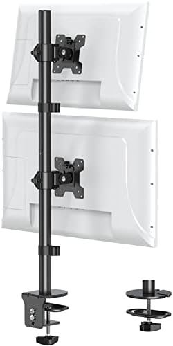 Stacked Monitor Mount for Max 32" Screens, Vertical Dual Monitor Stand by MOUNTPRO