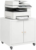 23.6“H Metal Printer Cabinet with Storage & Adjustable Shelf by Unknown