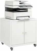 23.6“H Metal Printer Cabinet with Storage & Adjustable Shelf by Unknown