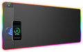 Wireless Charging Mouse Pad Gaming, 31.5"x15.8" Large Desk Mat, Waterproof by abcmat