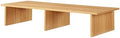 Pemberly Row Large TV-Monitor Riser, 42" W x 15.75" D x 8" H, Light Oak Wood Finish, Particle Board with Melamine Veneer, Support Bar Included, Home Entertainment or Office Display Stand by PEMBERLYROW