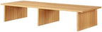 Pemberly Row Large TV-Monitor Riser, 42" W x 15.75" D x 8" H, Light Oak Wood Finish, Particle Board with Melamine Veneer, Support Bar Included, Home Entertainment or Office Display Stand by PEMBERLYROW