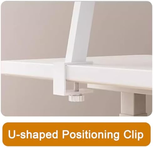 Clamp on Desk Shelf 23.6x7.8in Space-Saving Desktop Extender - Image 4