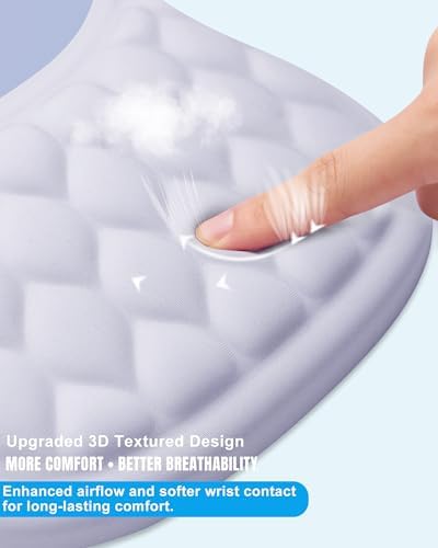 Ergonomic Mouse Pad with Sloped Memory Foam Wrist Rest - Image 3