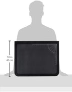 Artistic Office Products 17" x 22" Logo Pad Lift-top Desktop Organizer Desk Mat, Black/Clear - Image 3
