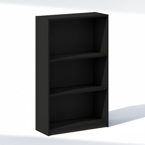 Furinno Reed Closet Organizers and Storage, 3-Tier Closet Organizer, Open Shelf Closet Storage, for Wardrobe, Bedroom, Living Room, Blackwood - Image 6