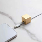 Golden Stainless Steel Cable Clips, Cord Organizer Cable Management, USB Cable Holder Wire,Wire Organizer for Desk,Nightstand and Office Cable Management，Not Magnetic (Frosted Gold 2pc) by Eyepkildly