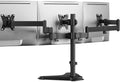 HUANUO Triple Monitor Stand for 13-27 Inch Screens, 3 Monitor Mount by HUANUO