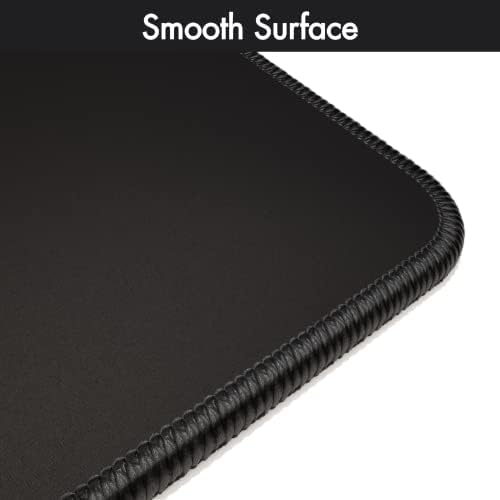 Gamer Boss - Gaming Mouse Pad - 48 x 24 Inches - 4mm Thick with Stitched Edges, Non-Slip Rubber Base, Premium Cloth Mousepad, Desk Mat for Laptop, Keyboard, Computer & PC (Mega, Black) - Image 4