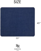 BARoyal Office Chair Mat for Hardwood Floor Under Desk Computer Rolling Chair Mat for Wood/Tile Floor Non-Slip Heavy Duty Desk Rug PVC Plastic Hard Floor Protector 45" x 53"(Indigo) - Image 6